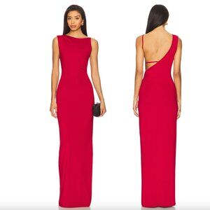 NWT Red One Shoulder Formal Dress